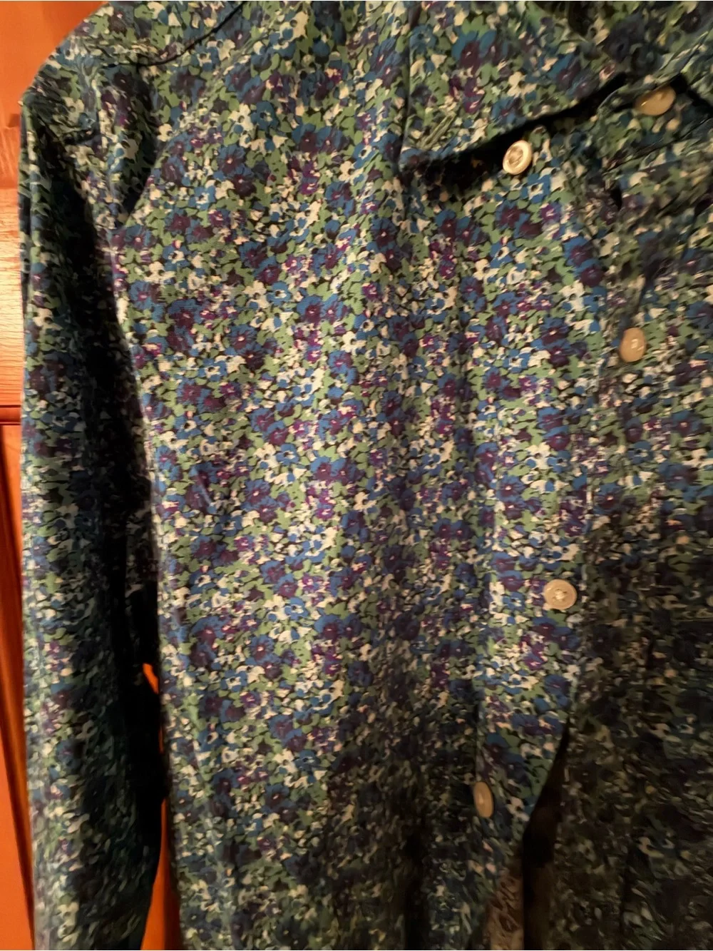 J Crew slim fit floral button down
